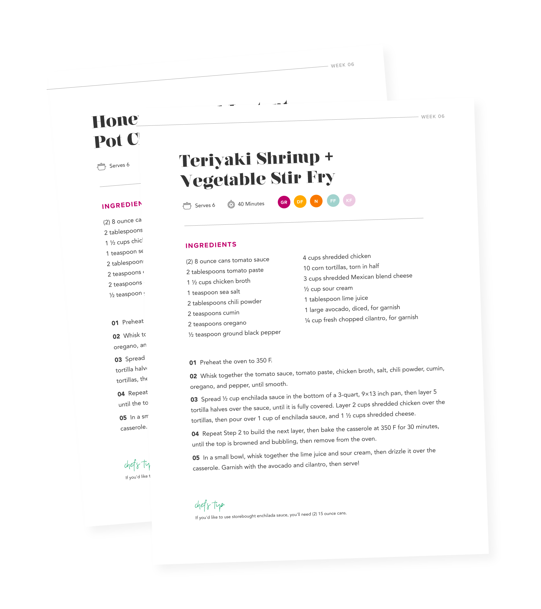 Meal Planning PDF